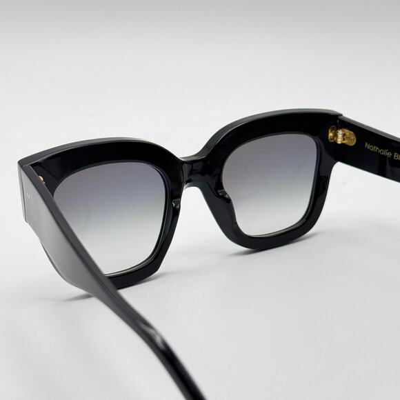 Nathalie Blanc Sunglasses Zaza C196 Black Butterfly Gradient Lens 50-23-145 New main image 5